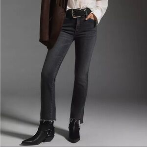 MOTHER The Insider Crop Step Fray Jeans